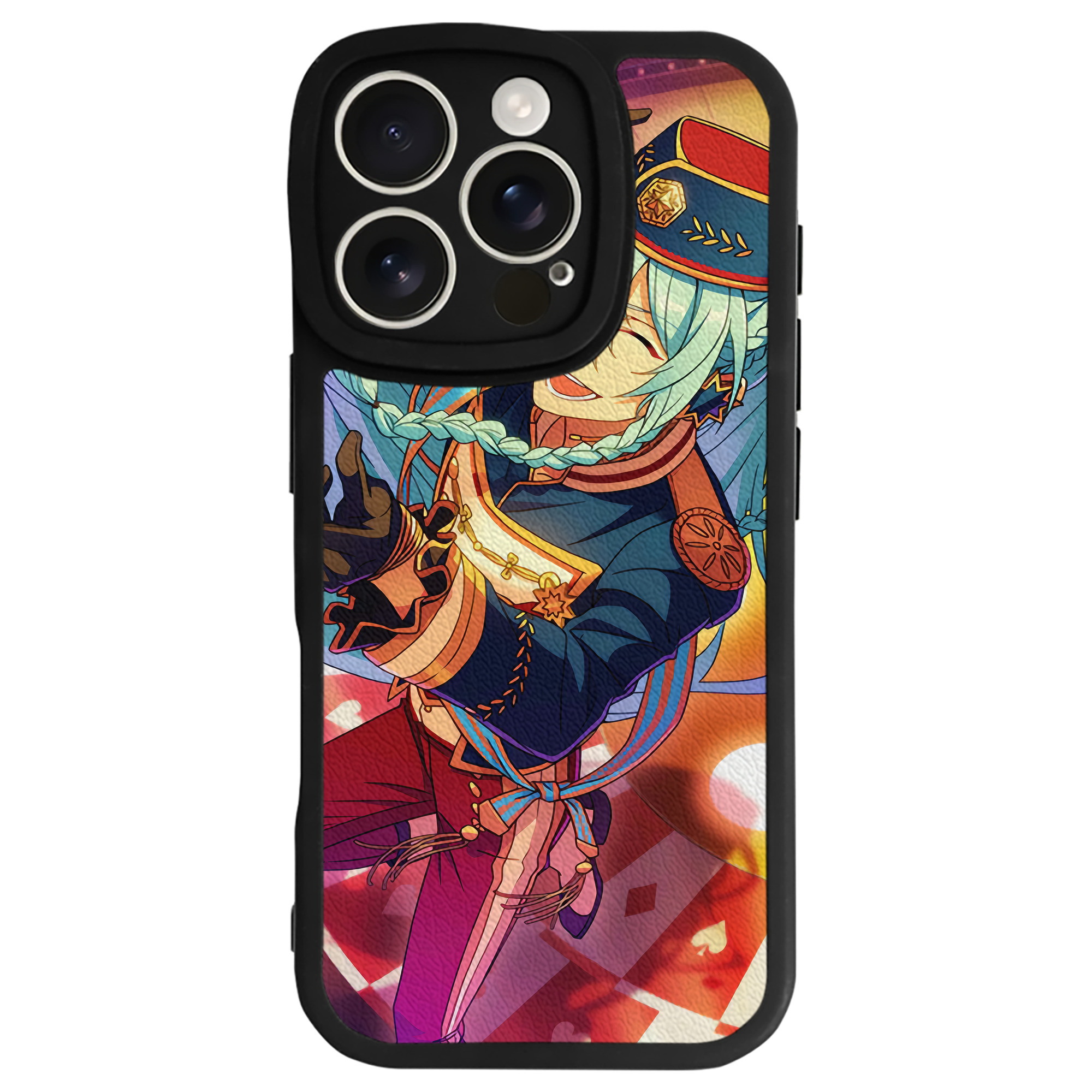 （画像用） あんさんぶるスターズ! Ensemble Stars 【iPhone 16シリーズ対応】シリコンスマホケース（レザー調） 材質：シリコン